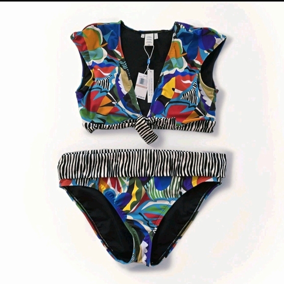 Bleu Rod Beattie Multicolor Abstract Bikini - Picture 2 of 7